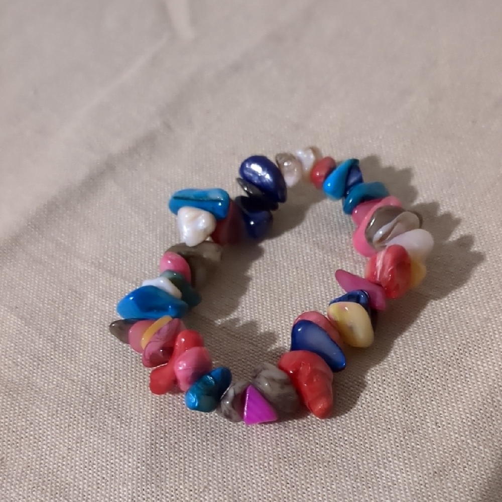 Colorful Stone Beaded Bracelet
